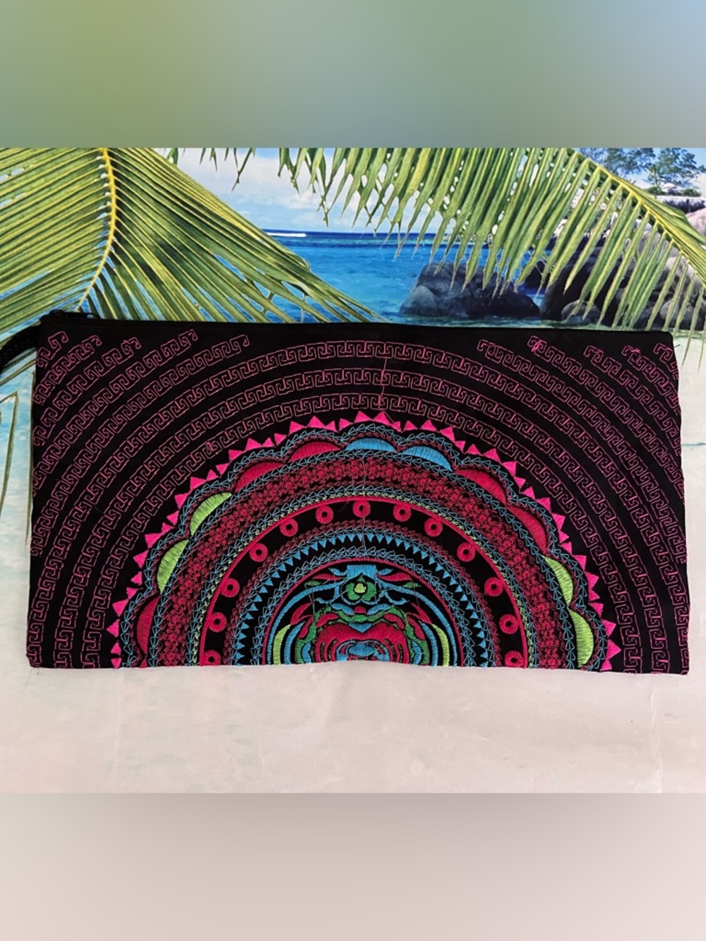 Gorgeous Embroidered Clutch Wristlet